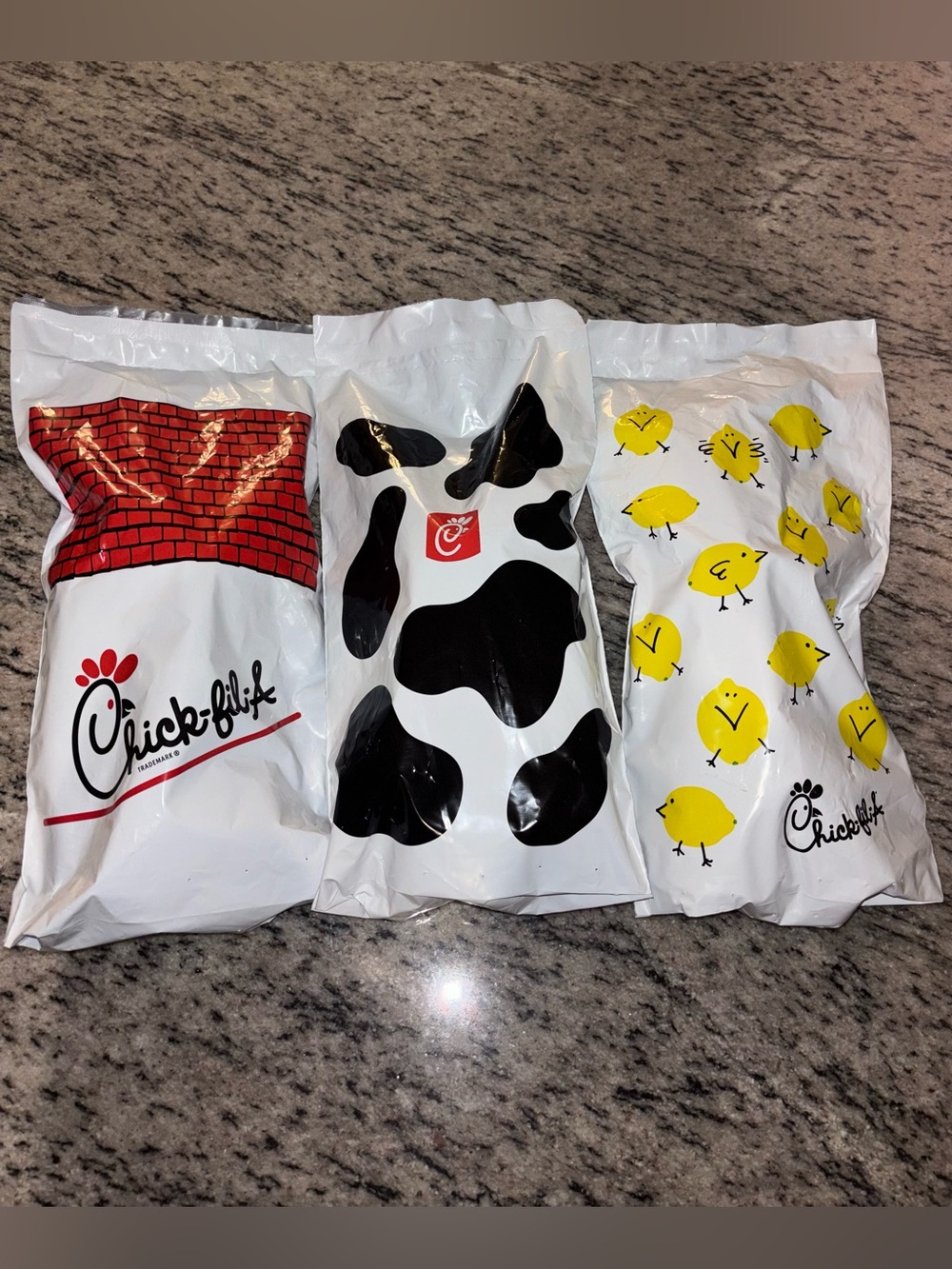 Lot Set 3 Chick-Fil-A Classic Cups 2026 New Sealed